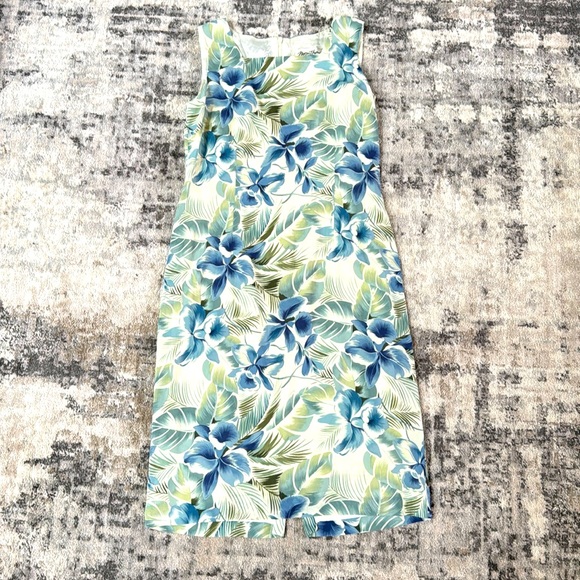 Norm Thompson Sleeveless hawaain print Dress - Picture 1 of 7